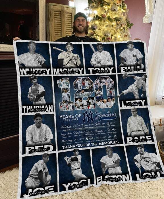 New York Yankees Mr17 3D Quilt Blanket, Fleece Blanket - Famjoys New York Yankees Mr17 3D Quilt Blanket, Fleece Blanket - Famjoys