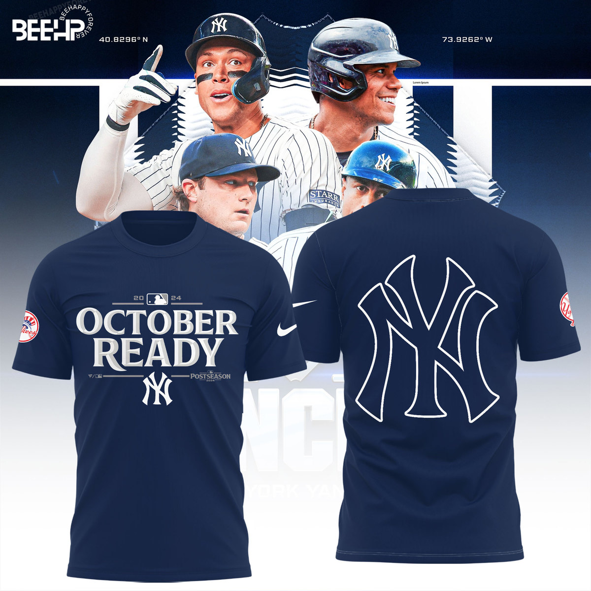 New York Yankees October Ready Shirt - Famjoys New York Yankees October Ready Shirt - Famjoys