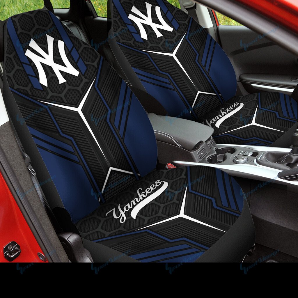 New York Yankees Personalized Car Seat Covers BG65 - Famjoys New York Yankees Personalized Car Seat Covers BG65 - Famjoys
