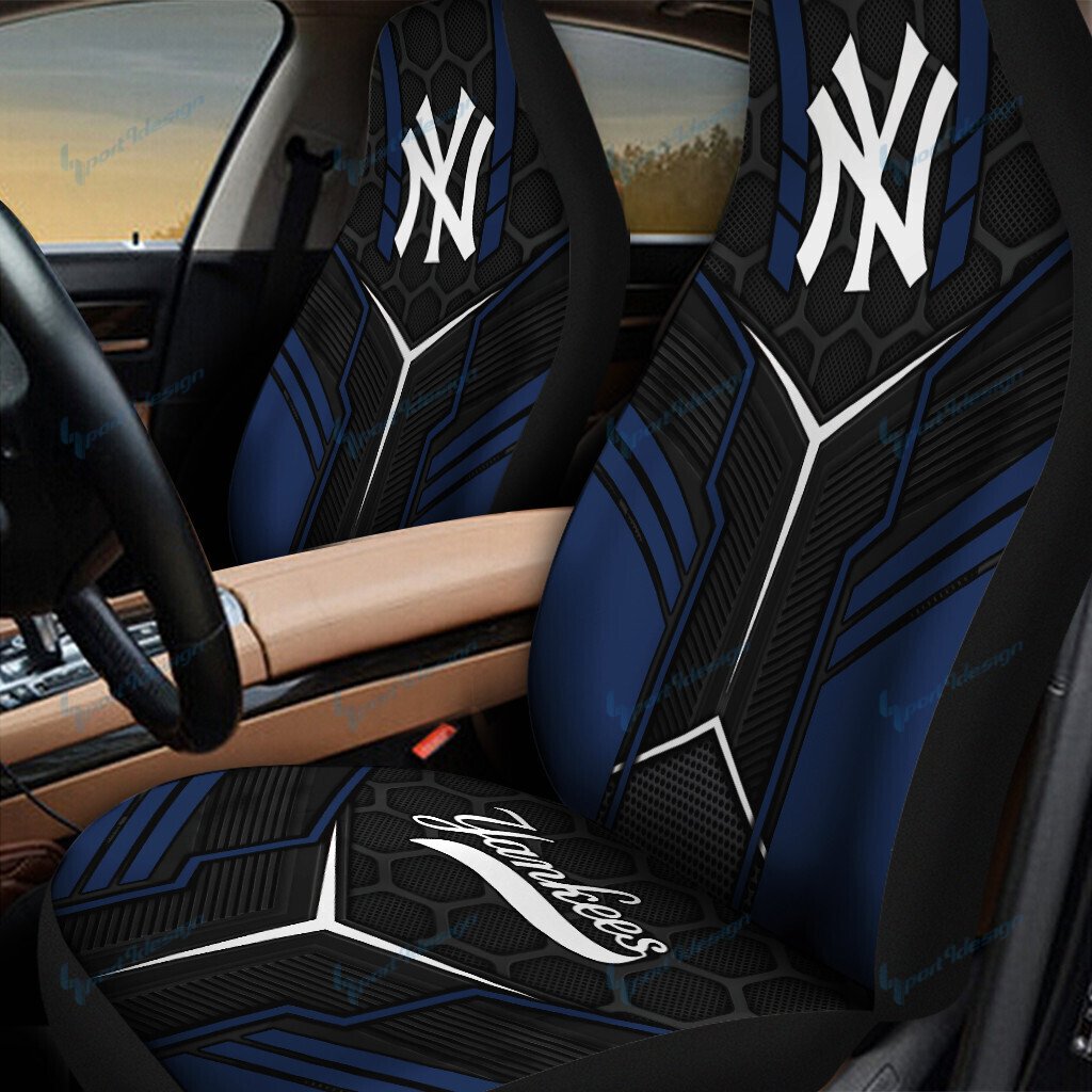 New York Yankees Personalized Car Seat Covers BG65 - Famjoys New York Yankees Personalized Car Seat Covers BG65 - Famjoys