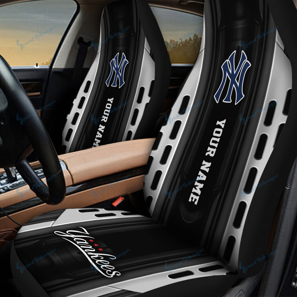 New York Yankees Personalized Car Seat Covers BG73 - Famjoys New York Yankees Personalized Car Seat Covers BG73 - Famjoys