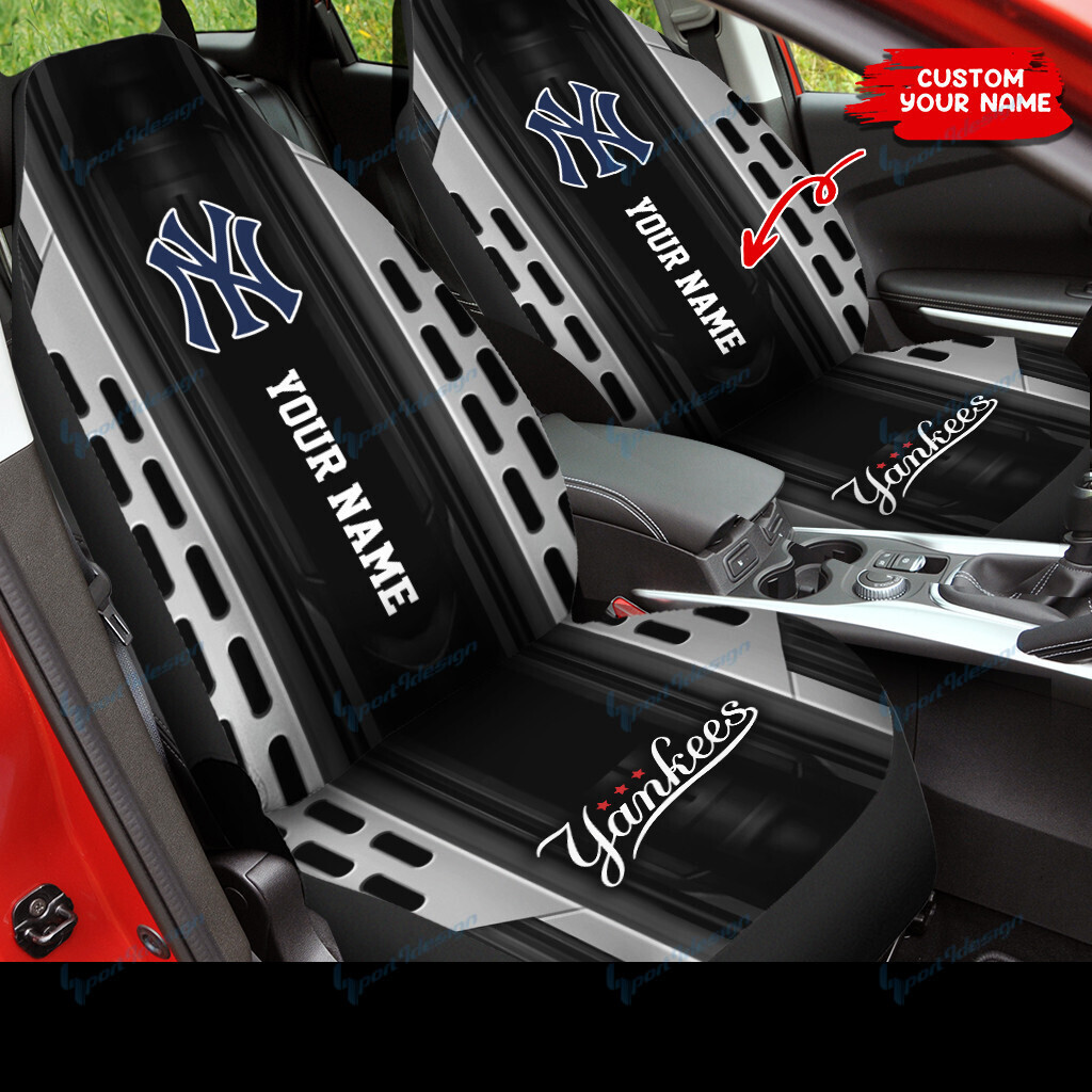 New York Yankees Personalized Car Seat Covers BG73 - Famjoys New York Yankees Personalized Car Seat Covers BG73 - Famjoys