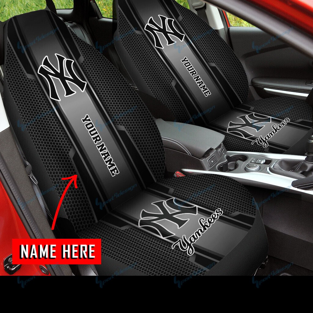 New York Yankees Personalized Car Seat Covers BG86 - Famjoys New York Yankees Personalized Car Seat Covers BG86 - Famjoys