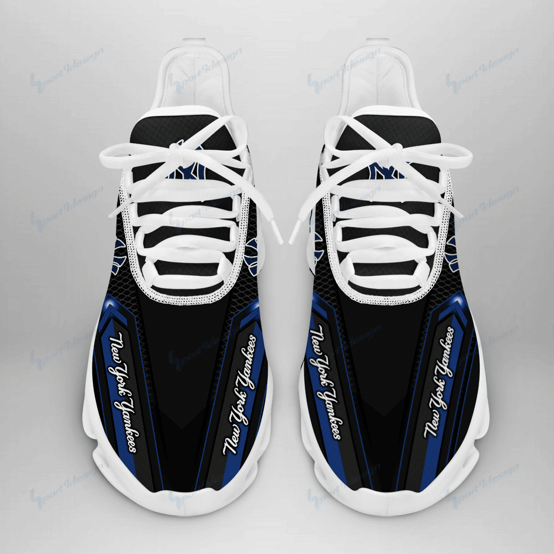 New York Yankees Personalized Max Soul YZ Running Sneakers 62 - Famjoys New York Yankees Personalized Max Soul YZ Running Sneakers 62 - Famjoys