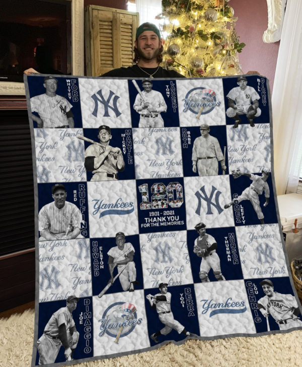 New York Yankees Plus Size Quilt Blanket - Famjoys New York Yankees Plus Size Quilt Blanket - Famjoys