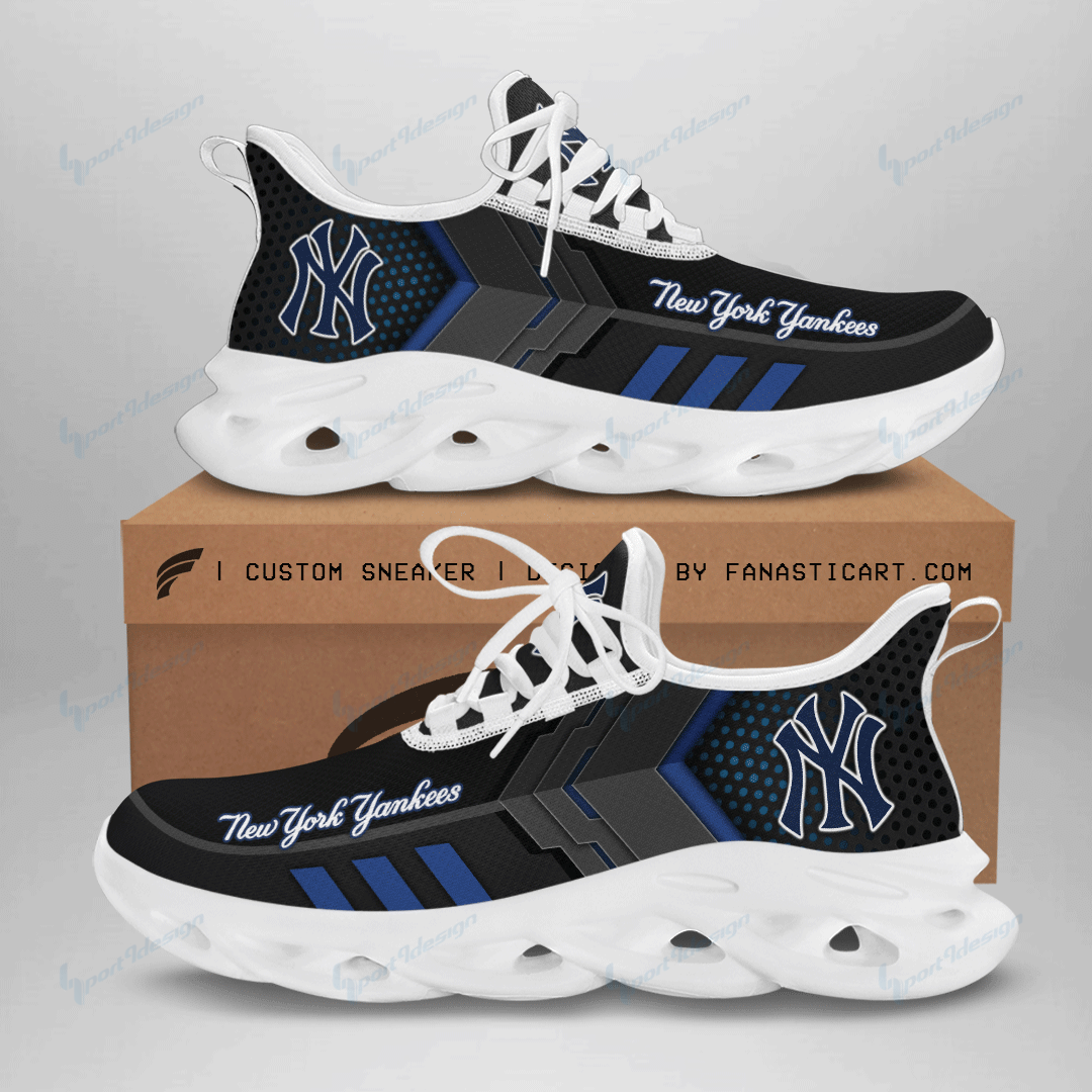 New York Yankees Running Sneakers 64 - Famjoys New York Yankees Running Sneakers 64 - Famjoys