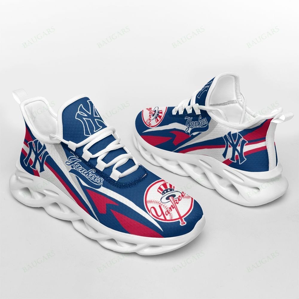 New York Yankees Running Sneakers Art 452 - Famjoys New York Yankees Running Sneakers Art 452 - Famjoys