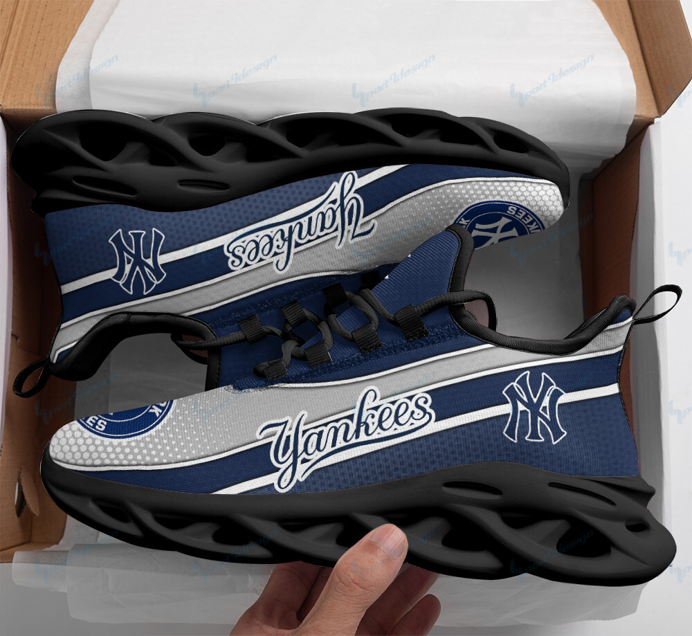 New York Yankees Running Sneakers Bb319 - Famjoys New York Yankees Running Sneakers Bb319 - Famjoys