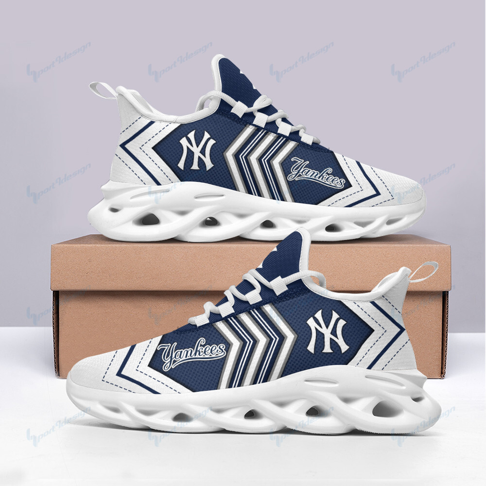 New York Yankees Running Sneakers Bb628 - Famjoys New York Yankees Running Sneakers Bb628 - Famjoys