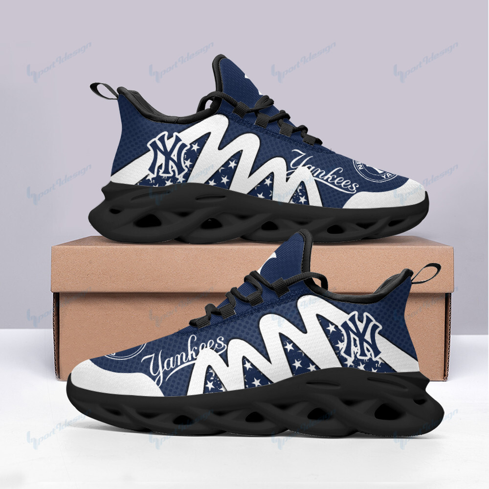 New York Yankees Running Sneakers Bb694 - Famjoys New York Yankees Running Sneakers Bb694 - Famjoys
