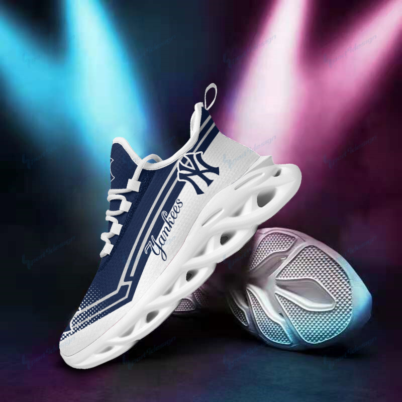 New York Yankees Running Sneakers Bg274 - Famjoys New York Yankees Running Sneakers Bg274 - Famjoys