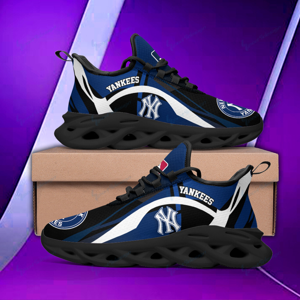 New York Yankees Running Sneakers Bg957 - Famjoys New York Yankees Running Sneakers Bg957 - Famjoys