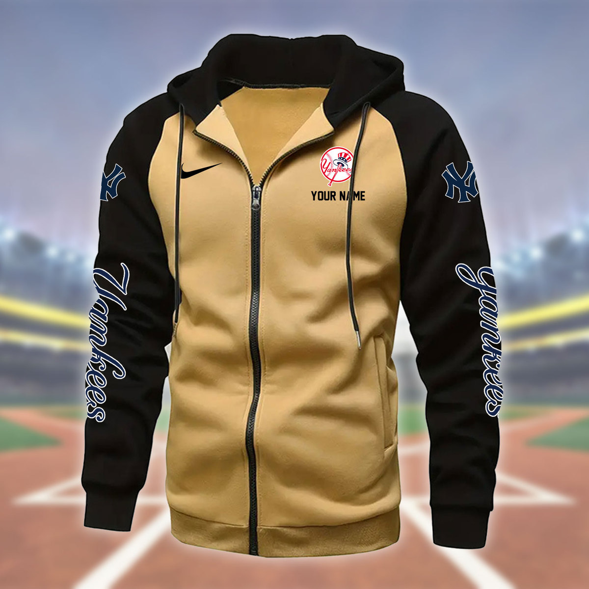 New York Yankees Zipper Hoodie - Famjoys New York Yankees Zipper Hoodie - Famjoys