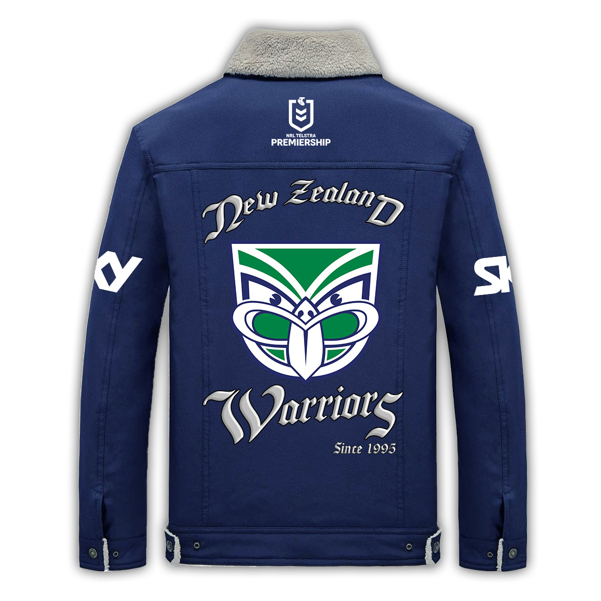 New Zealand Warriors Fleece Casual Jacket - Famjoys New Zealand Warriors Fleece Casual Jacket - Famjoys
