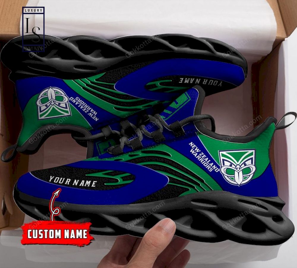 New Zealand Warriors NRL Personalized Max Soul Shoes - Famjoys New Zealand Warriors NRL Personalized Max Soul Shoes - Famjoys