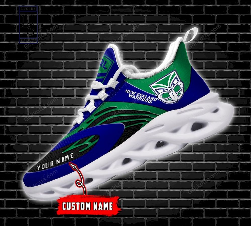 New Zealand Warriors NRL Personalized Max Soul Shoes - Famjoys New Zealand Warriors NRL Personalized Max Soul Shoes - Famjoys