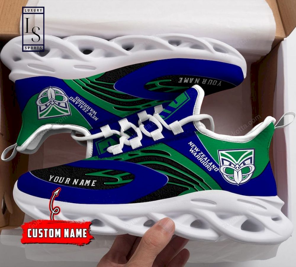New Zealand Warriors NRL Personalized Max Soul Shoes - Famjoys New Zealand Warriors NRL Personalized Max Soul Shoes - Famjoys