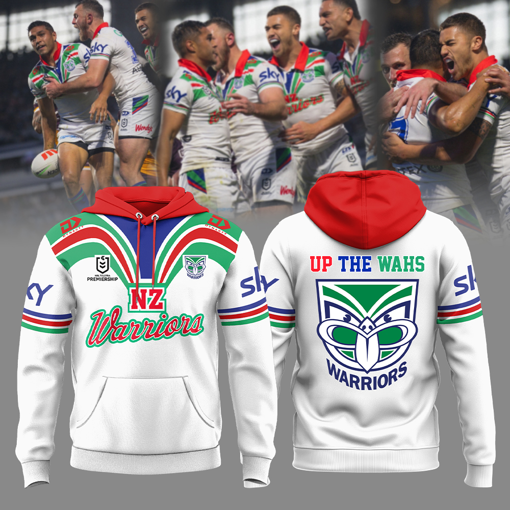 New Zealand Warriors Warriors Dynasty Heritage Hoodie - Famjoys New Zealand Warriors Warriors Dynasty Heritage Hoodie - Famjoys