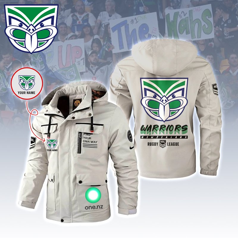 New Zealand Warriors Windbreaker Jacket Special Edition - Famjoys New Zealand Warriors Windbreaker Jacket Special Edition - Famjoys
