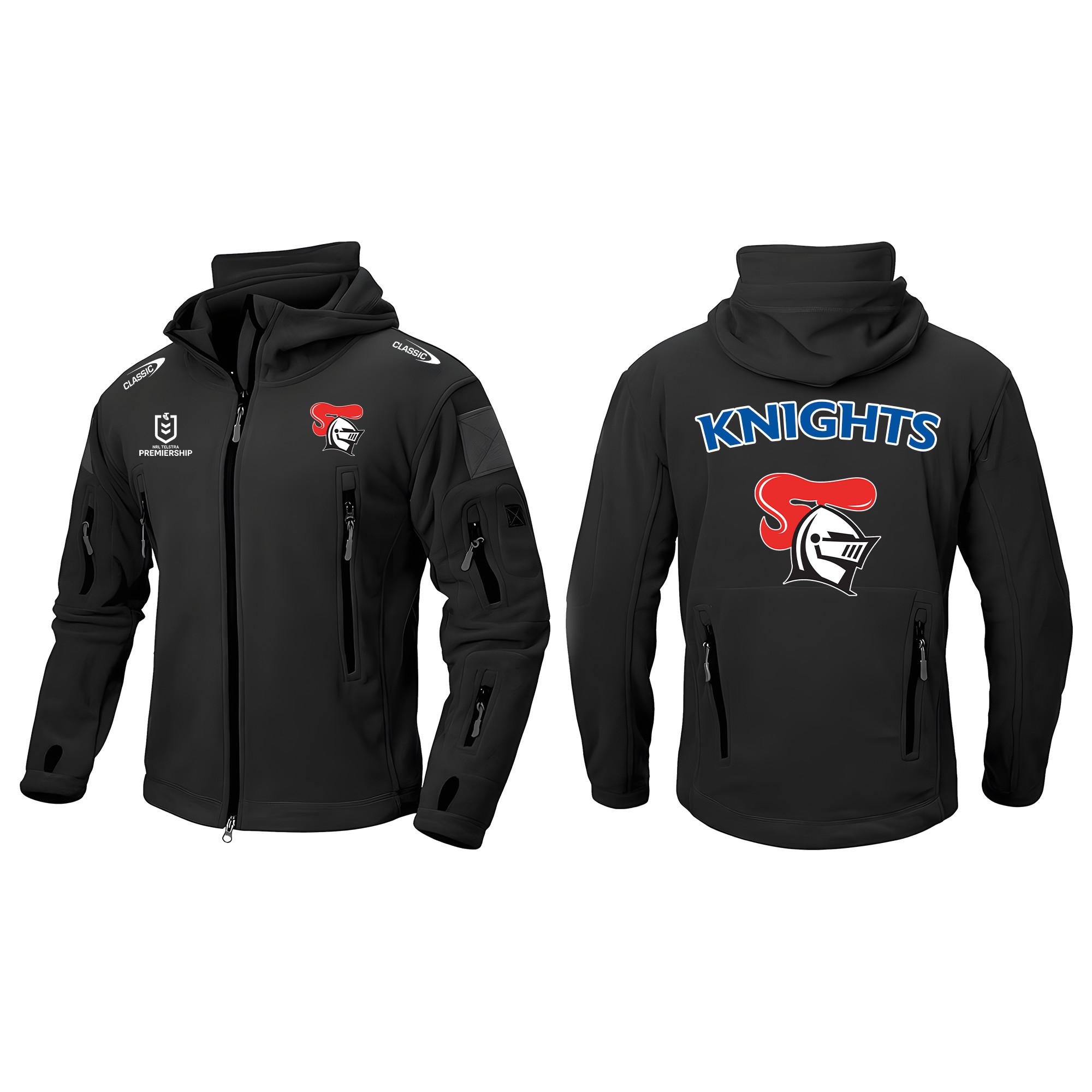 Newcastle Knights Army Jacket – Edition - Famjoys Newcastle Knights Army Jacket – Edition - Famjoys