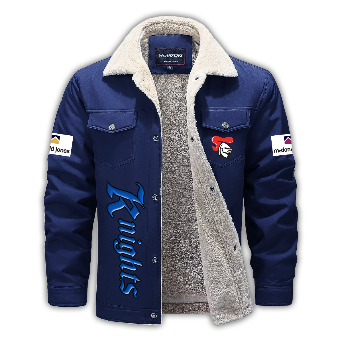 Newcastle Knights Fleece Casual Jacket - Famjoys Newcastle Knights Fleece Casual Jacket - Famjoys