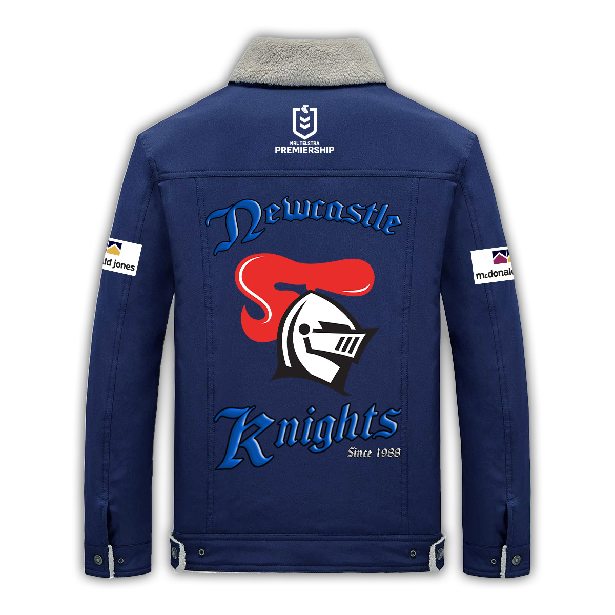 Newcastle Knights Fleece Casual Jacket - Famjoys Newcastle Knights Fleece Casual Jacket - Famjoys