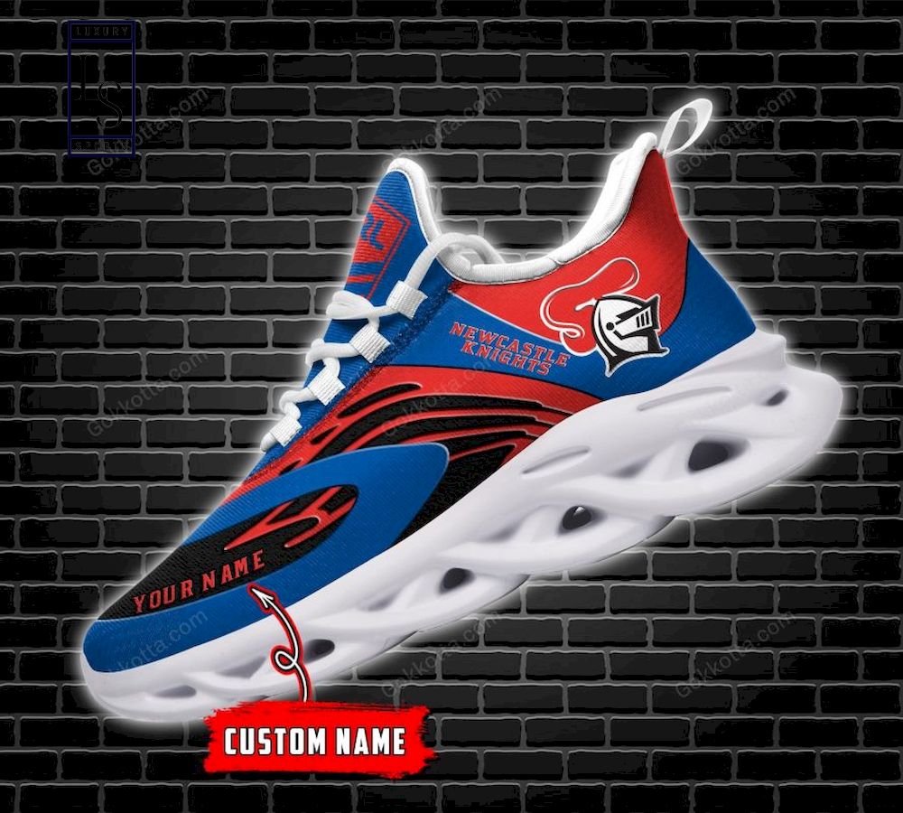 Newcastle Knights NRL Personalized Max Soul Shoes - Famjoys Newcastle Knights NRL Personalized Max Soul Shoes - Famjoys