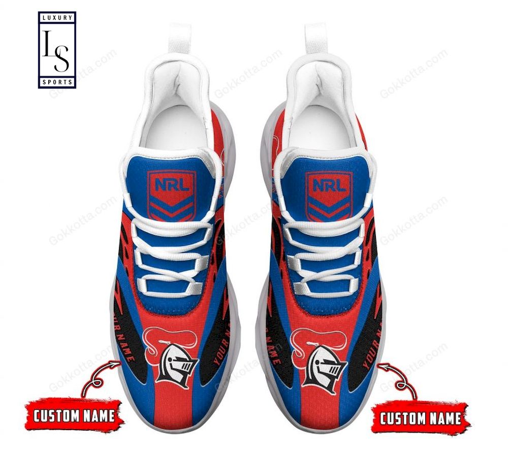 Newcastle Knights NRL Personalized Max Soul Shoes - Famjoys Newcastle Knights NRL Personalized Max Soul Shoes - Famjoys