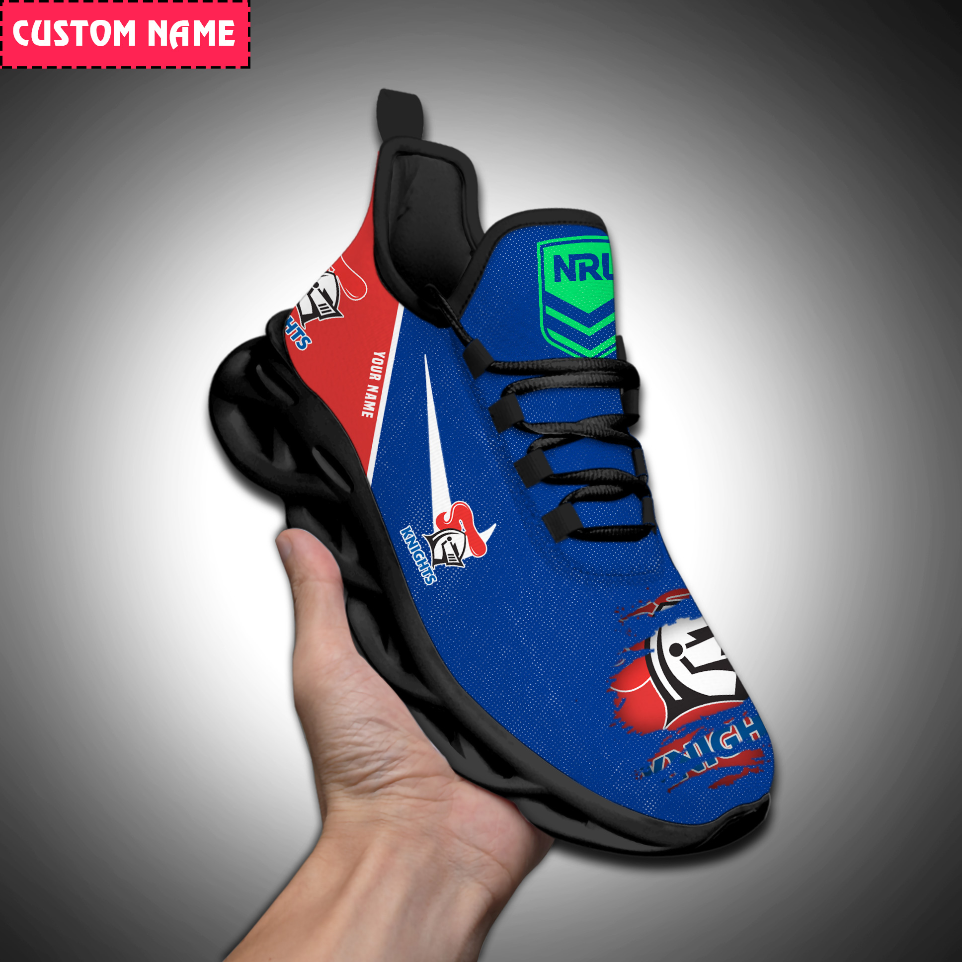 Newcastle Knights Personalized Max Soul Shoes NQ2 - Famjoys Newcastle Knights Personalized Max Soul Shoes NQ2 - Famjoys