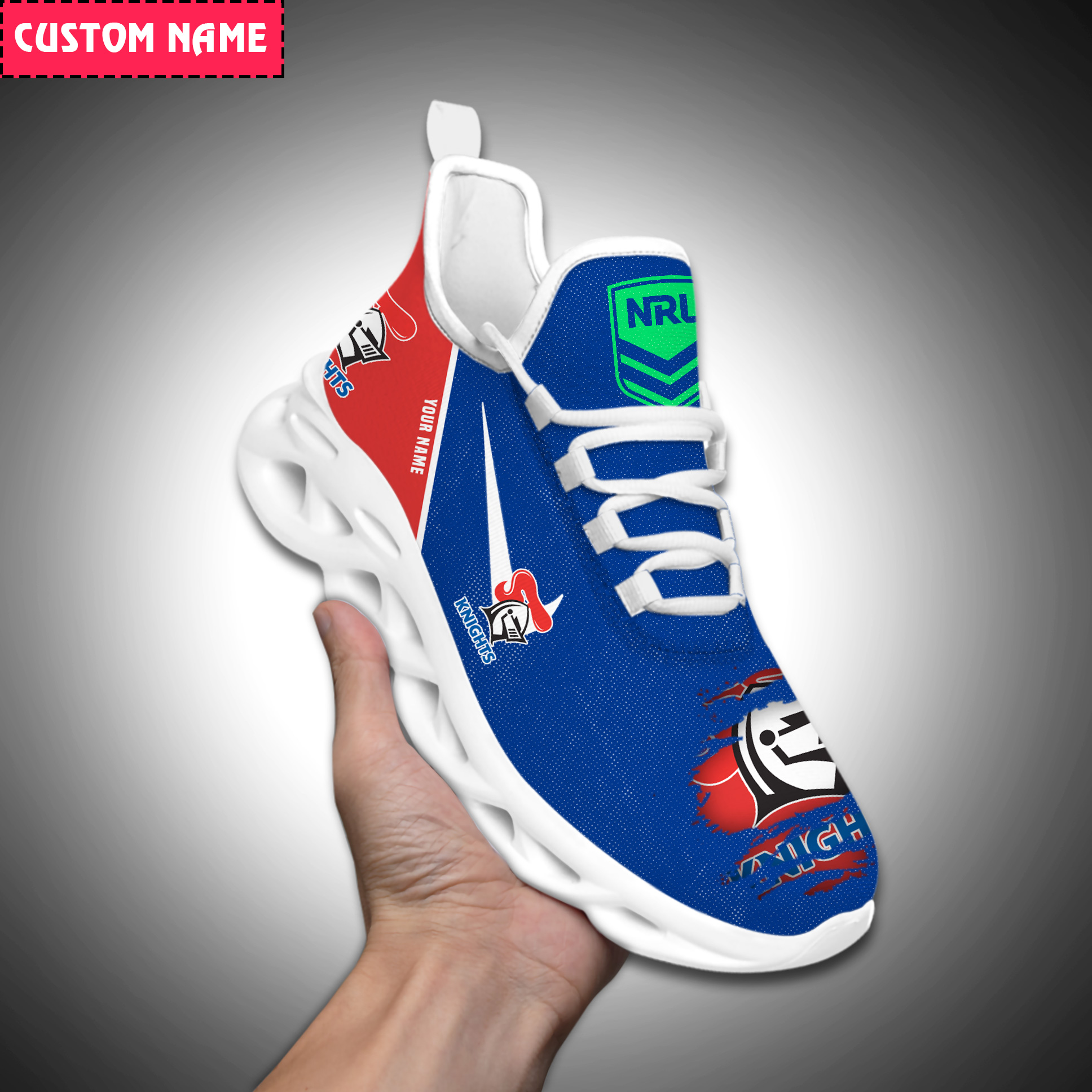 Newcastle Knights Personalized Max Soul Shoes NQ2 - Famjoys Newcastle Knights Personalized Max Soul Shoes NQ2 - Famjoys
