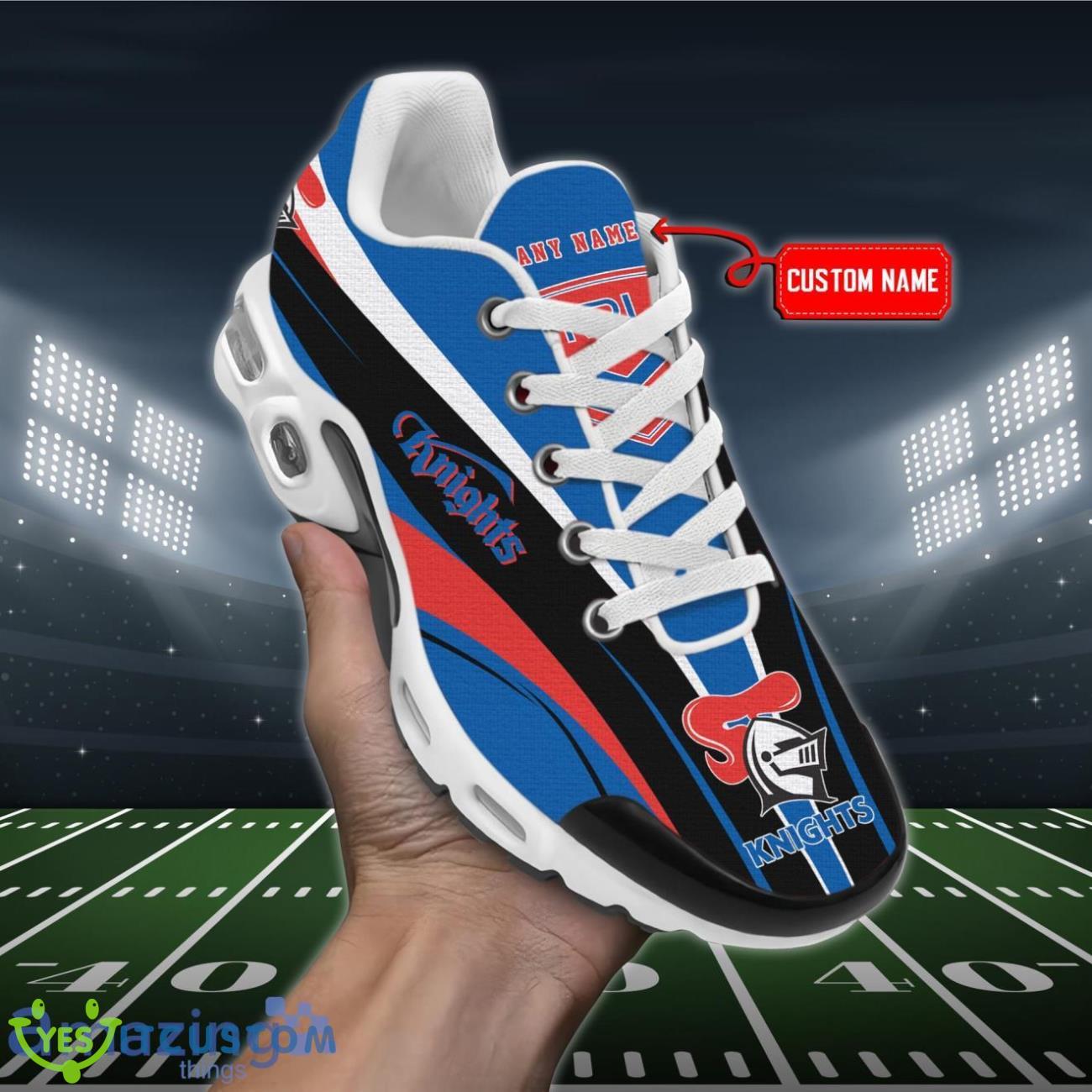Newcastle Knights Personalized Name Air Cushion Sports Shoes Sneaker KLTNS220386 - Famjoys Newcastle Knights Personalized Name Air Cushion Sports Shoes Sneaker KLTNS220386 - Famjoys