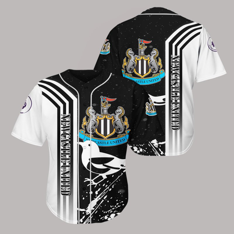 Newcastle United FC Baseball Jersey - Famjoys Newcastle United FC Baseball Jersey - Famjoys