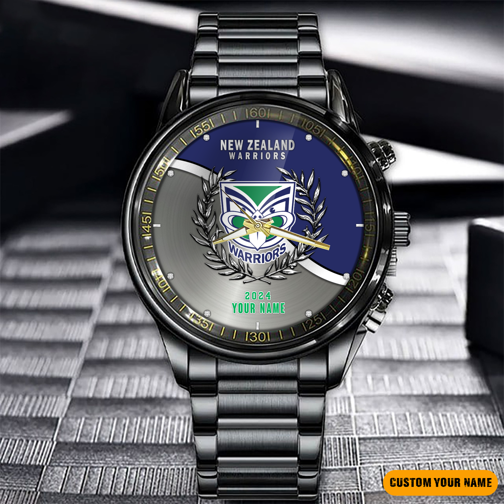 NewZealand Warriors Fashion Watch Custom Your Name V1 - Famjoys NewZealand Warriors Fashion Watch Custom Your Name V1 - Famjoys