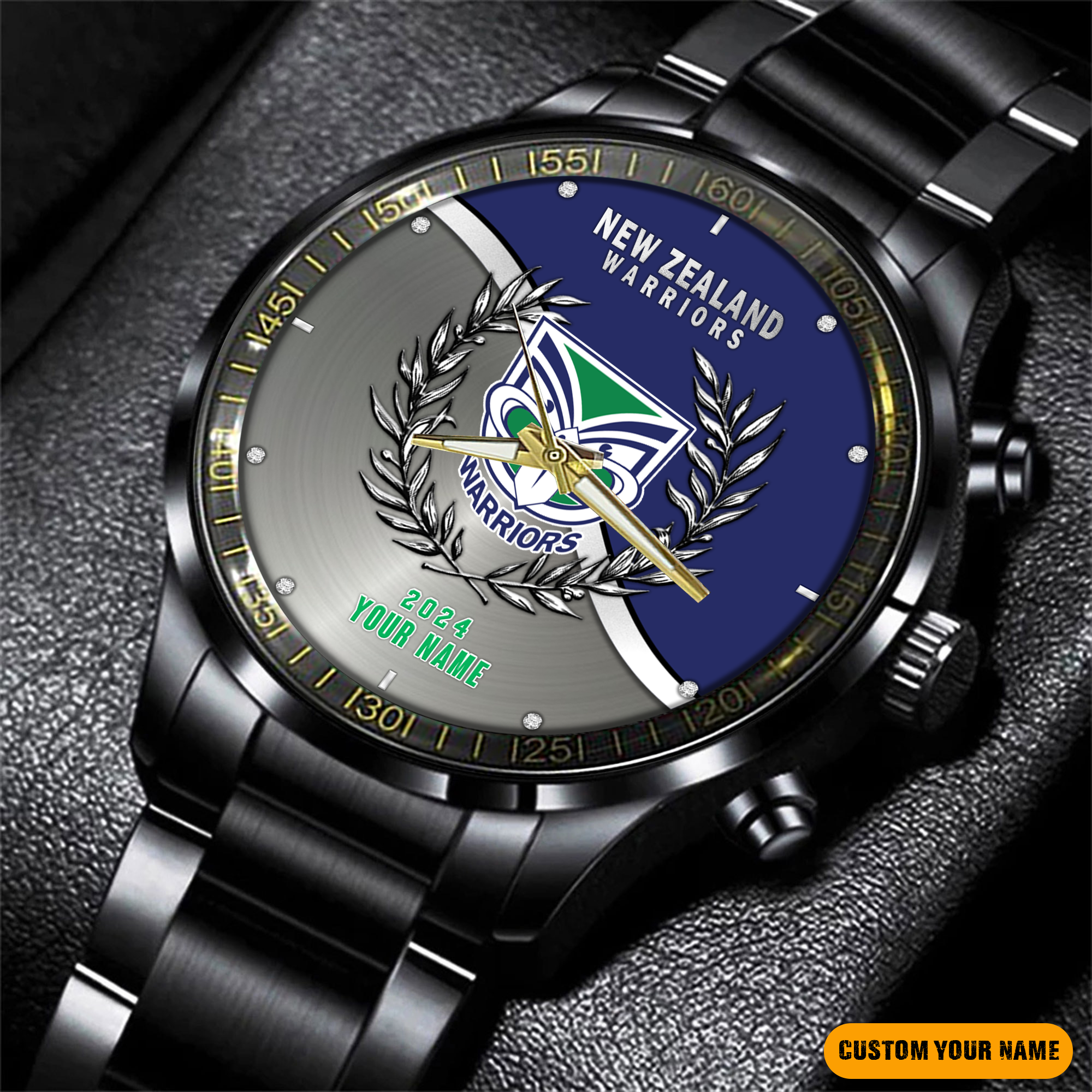 NewZealand Warriors Fashion Watch Custom Your Name V1 - Famjoys NewZealand Warriors Fashion Watch Custom Your Name V1 - Famjoys