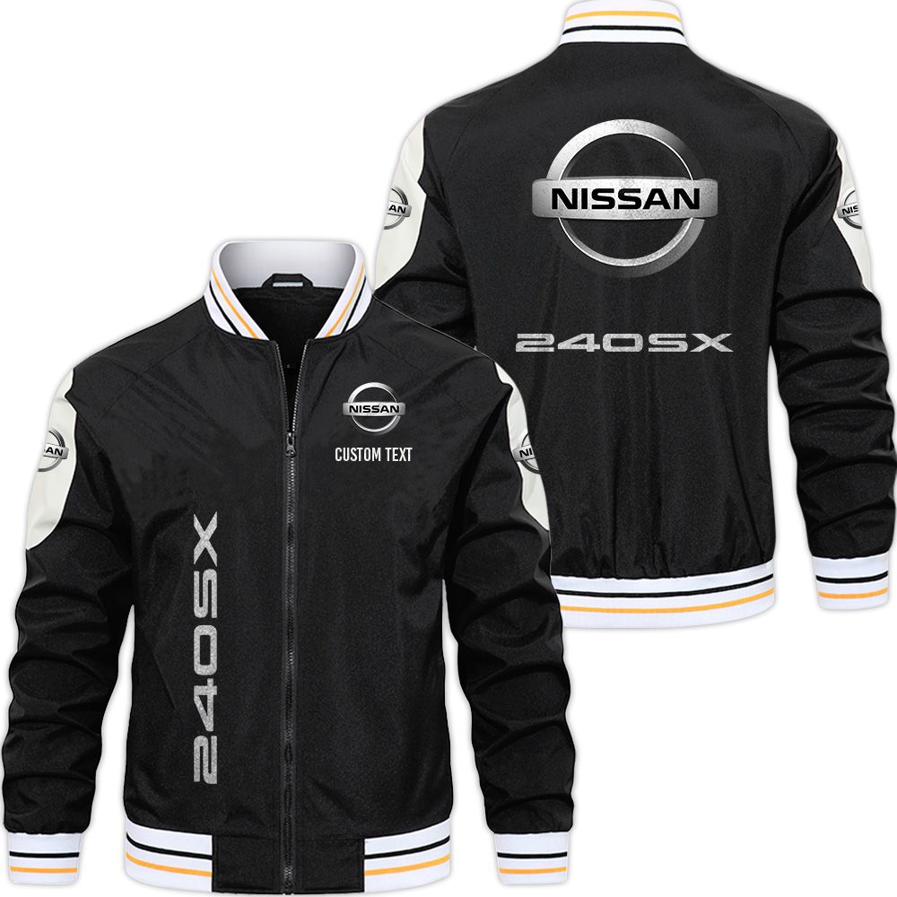 Nissan 240sx Varsity Jacket, Zipper Jackets Customize Name 