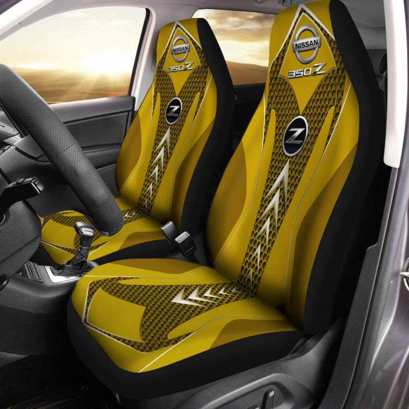 Nissan 350z NCT Car Seat Cover (Set of 2) Ver 2 (Yellow)