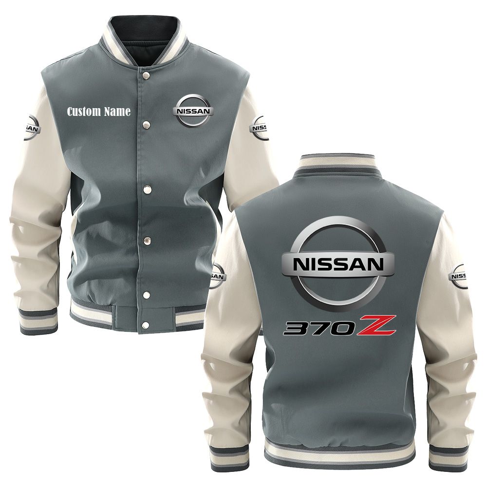 Nissan 370z Varsity Jacket, Baseball jacket, Letterman Jacket Customize Name, Multicolor - Famjoys Nissan 370z Varsity Jacket, Baseball jacket, Letterman Jacket Customize Name, Multicolor - Famjoys