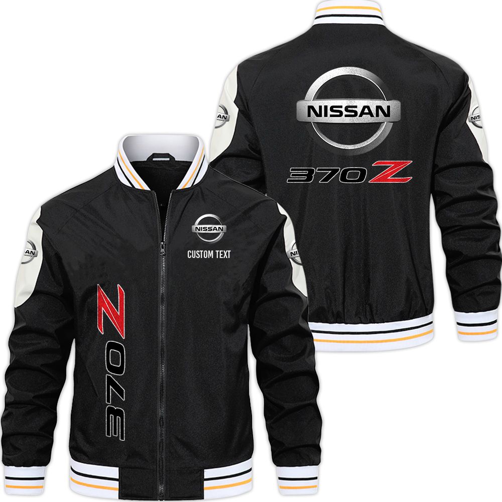 Nissan 370z Varsity Jacket, Zipper Jackets Customize Name 