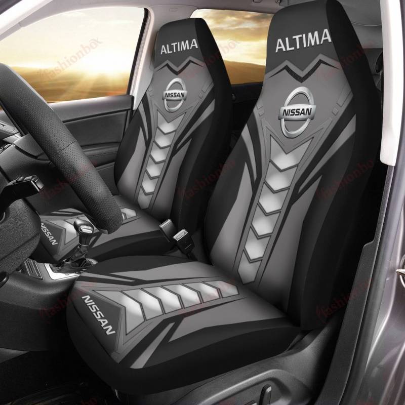 Nissan Altima DVT Car Seat Cover (Set of 2) Ver 1 (Black)