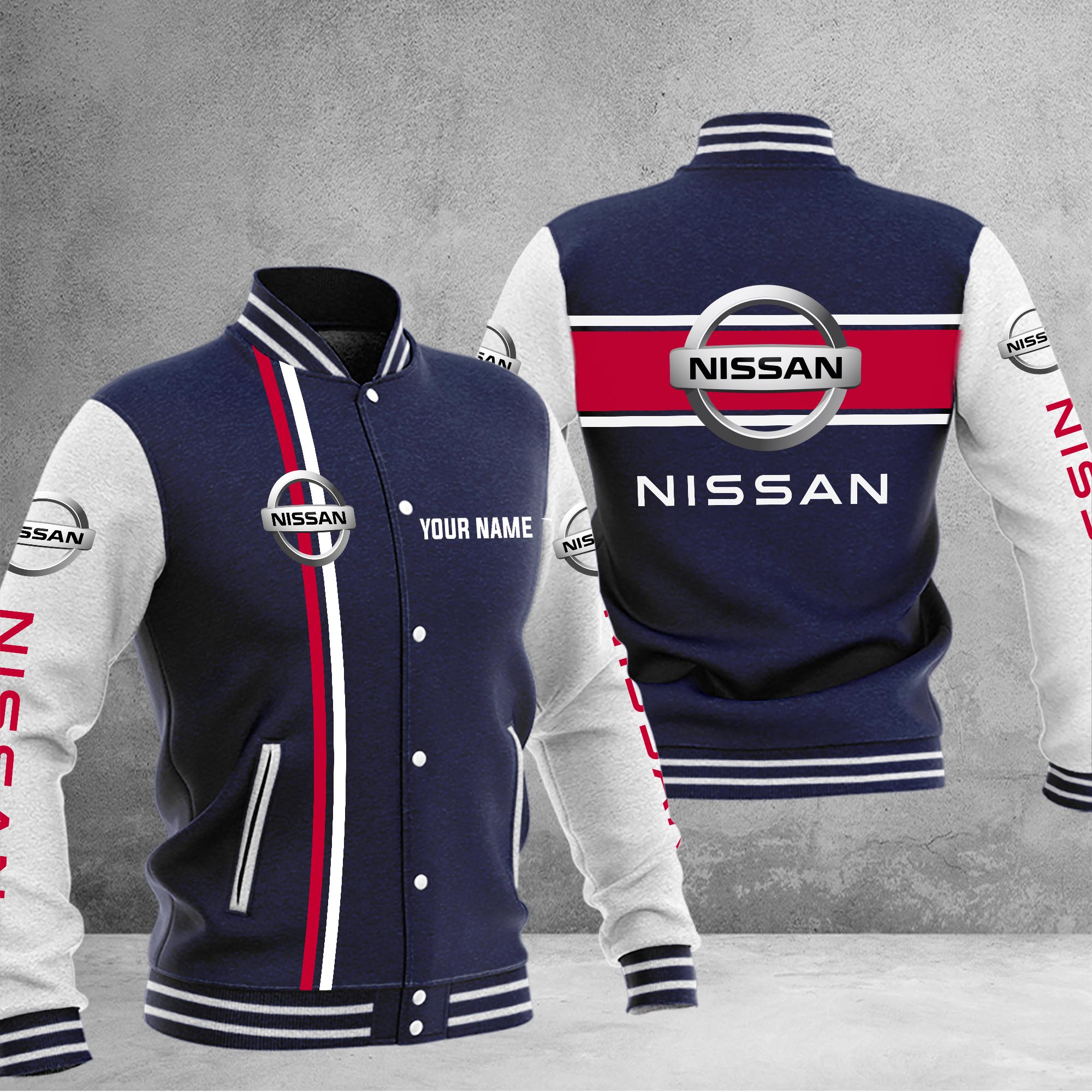 Nissan Baseball Jacket - Famjoys Nissan Baseball Jacket - Famjoys