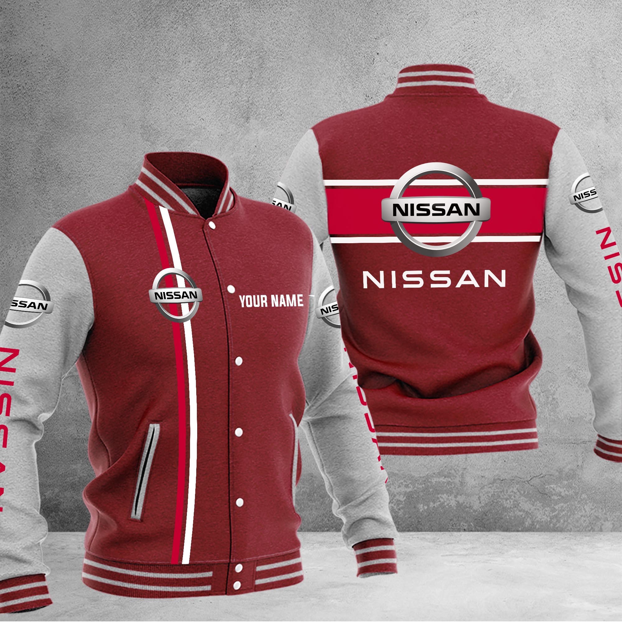 Nissan Baseball Jacket - Famjoys Nissan Baseball Jacket - Famjoys