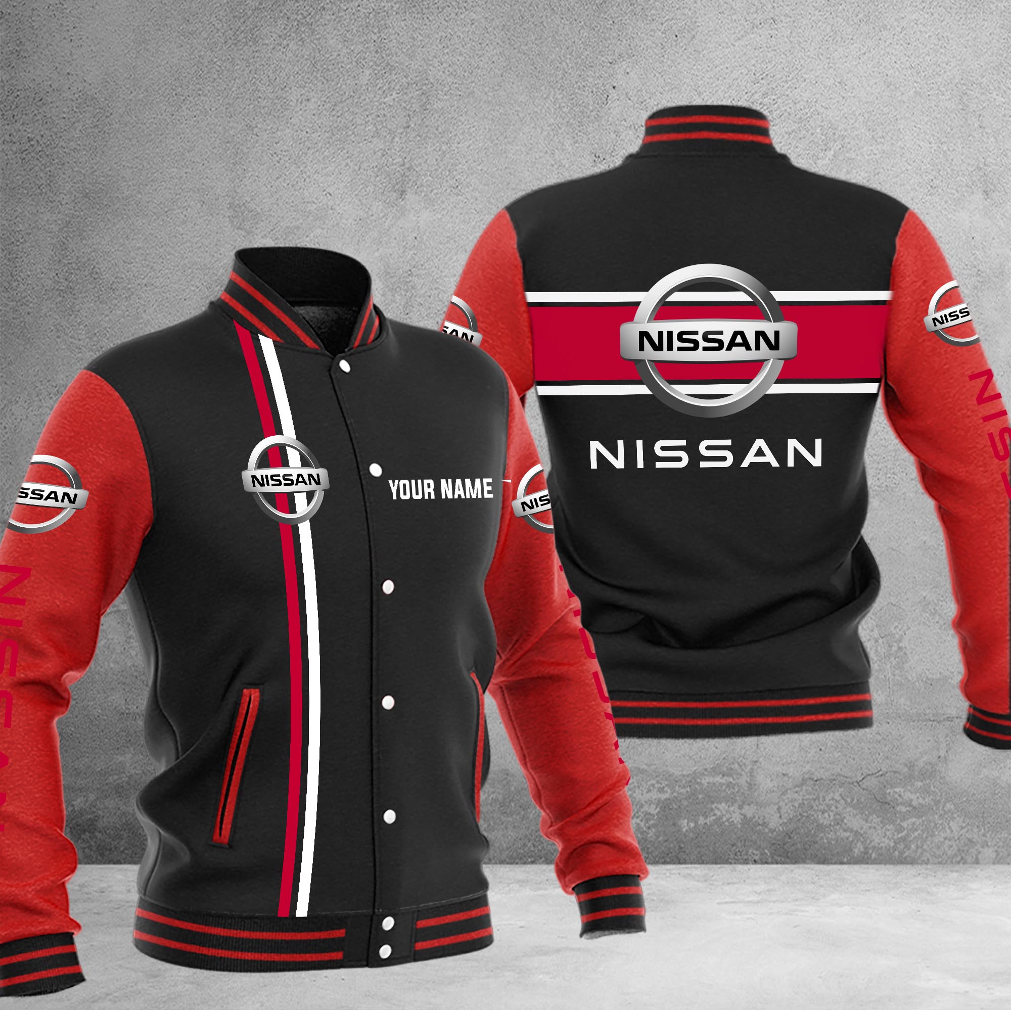 Nissan Baseball Jacket - Famjoys Nissan Baseball Jacket - Famjoys