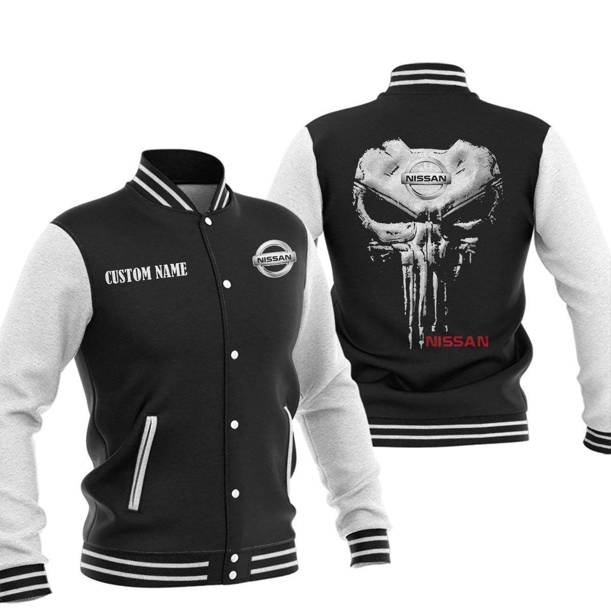 Nissan Baseball Jacket, Multicolor 