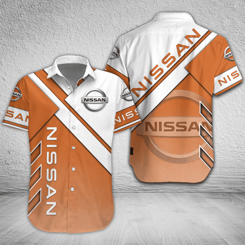 Nissan Button Shirt Custom Name, Multicolor - Famjoys Nissan Button Shirt Custom Name, Multicolor - Famjoys