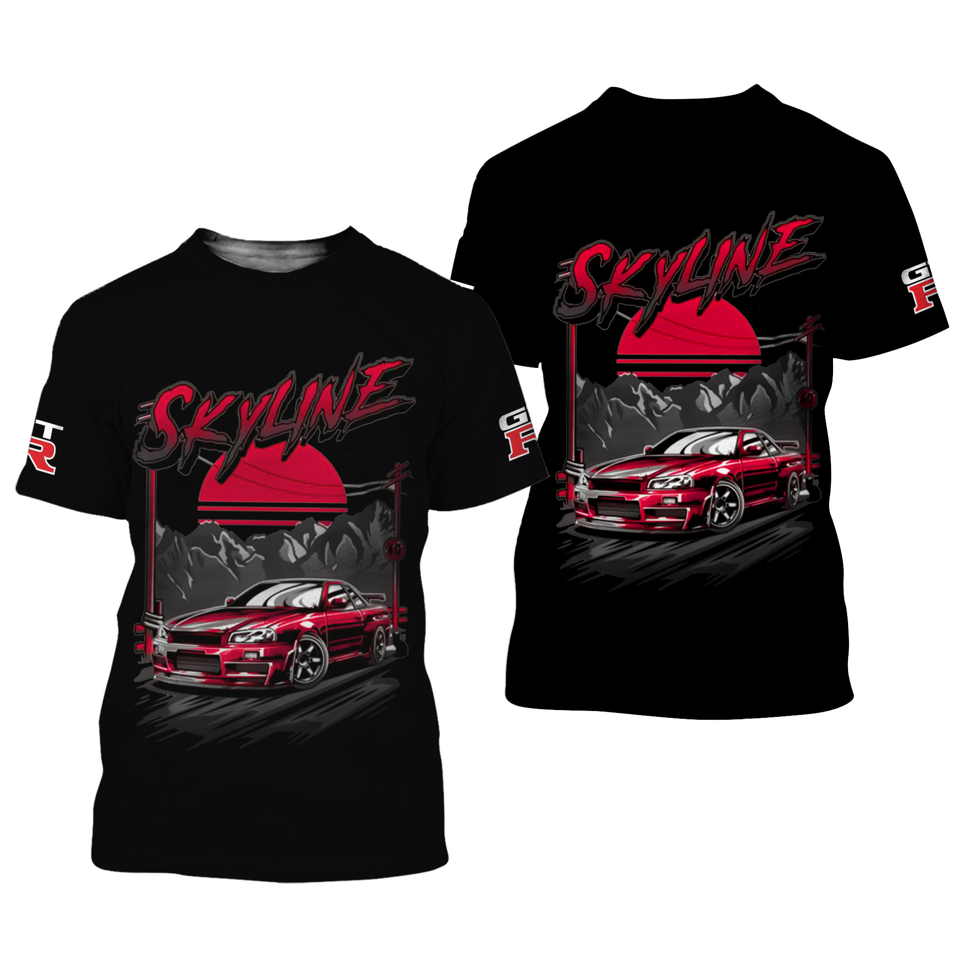 Nissan Gtr Classic 3D Over Printed - Famjoys Nissan Gtr Classic 3D Over Printed - Famjoys