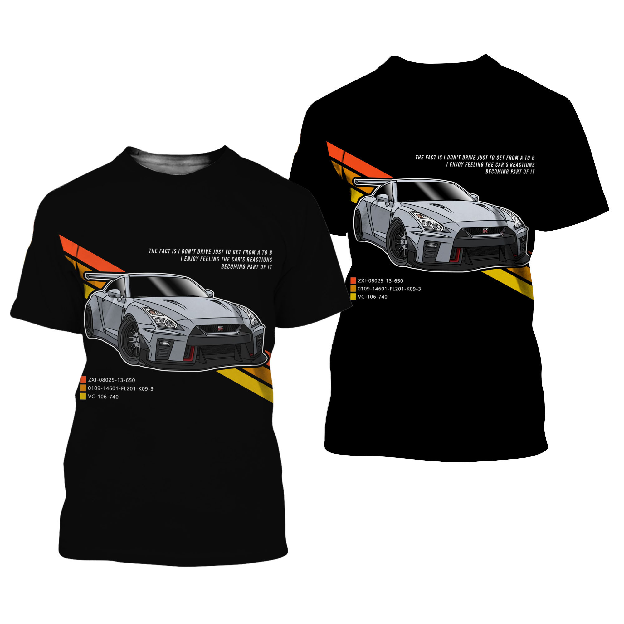 Nissan Gtr Classic 3D Over Printed - Famjoys Nissan Gtr Classic 3D Over Printed - Famjoys