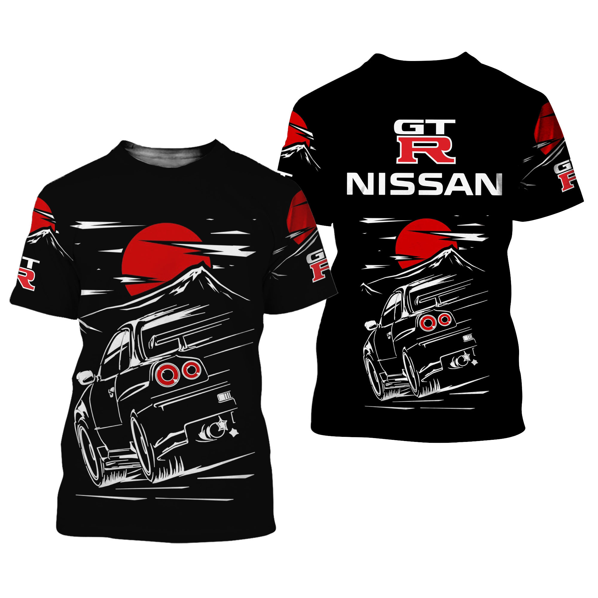 Nissan Gtr Skyline 34 - Haruna Graphic 3D Shirt - Famjoys Nissan Gtr Skyline 34 - Haruna Graphic 3D Shirt - Famjoys