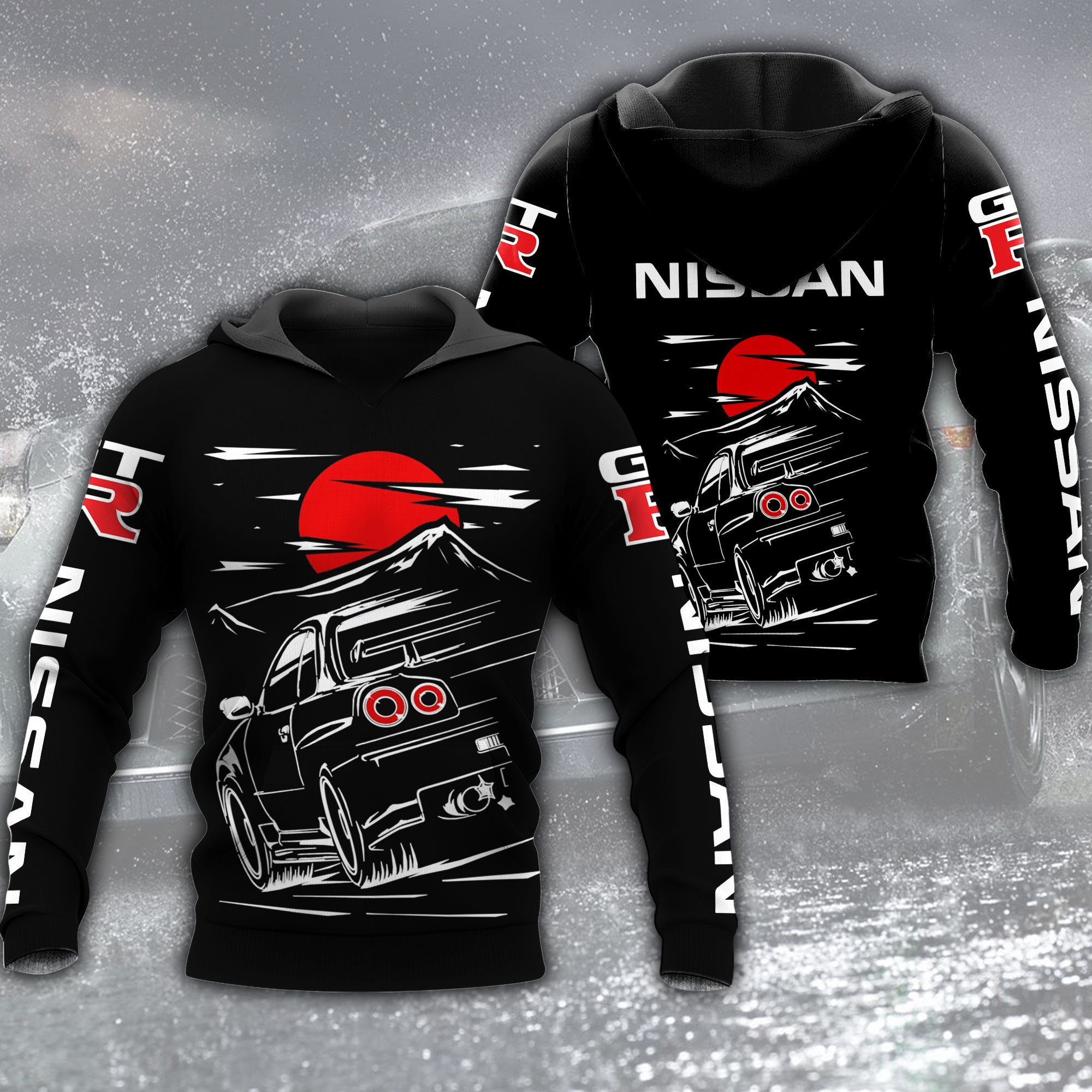 Nissan Gtr Skyline 34 - Haruna Graphic 3D Shirt - Famjoys Nissan Gtr Skyline 34 - Haruna Graphic 3D Shirt - Famjoys