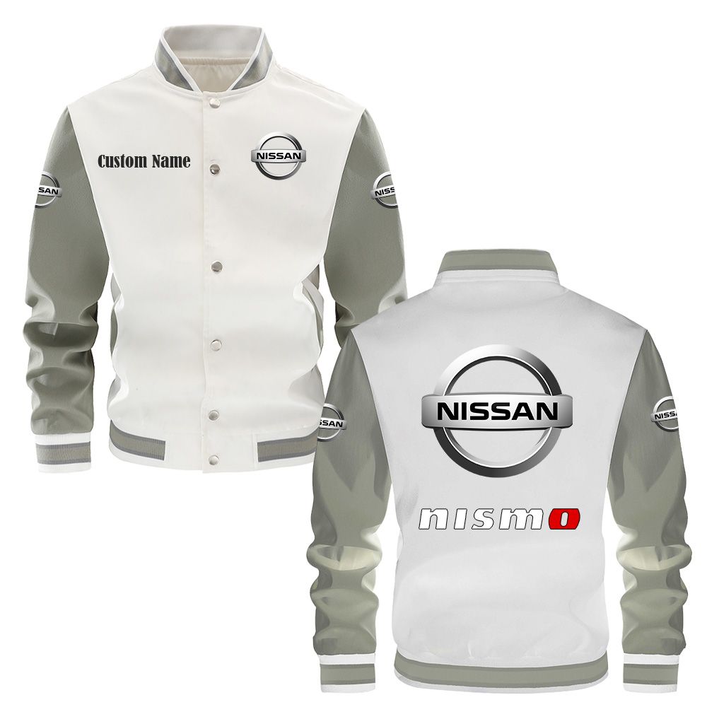 Nissan Nismo Varsity Jacket, Baseball jacket, Letterman Jacket Customize Name, Multicolor - Famjoys Nissan Nismo Varsity Jacket, Baseball jacket, Letterman Jacket Customize Name, Multicolor - Famjoys