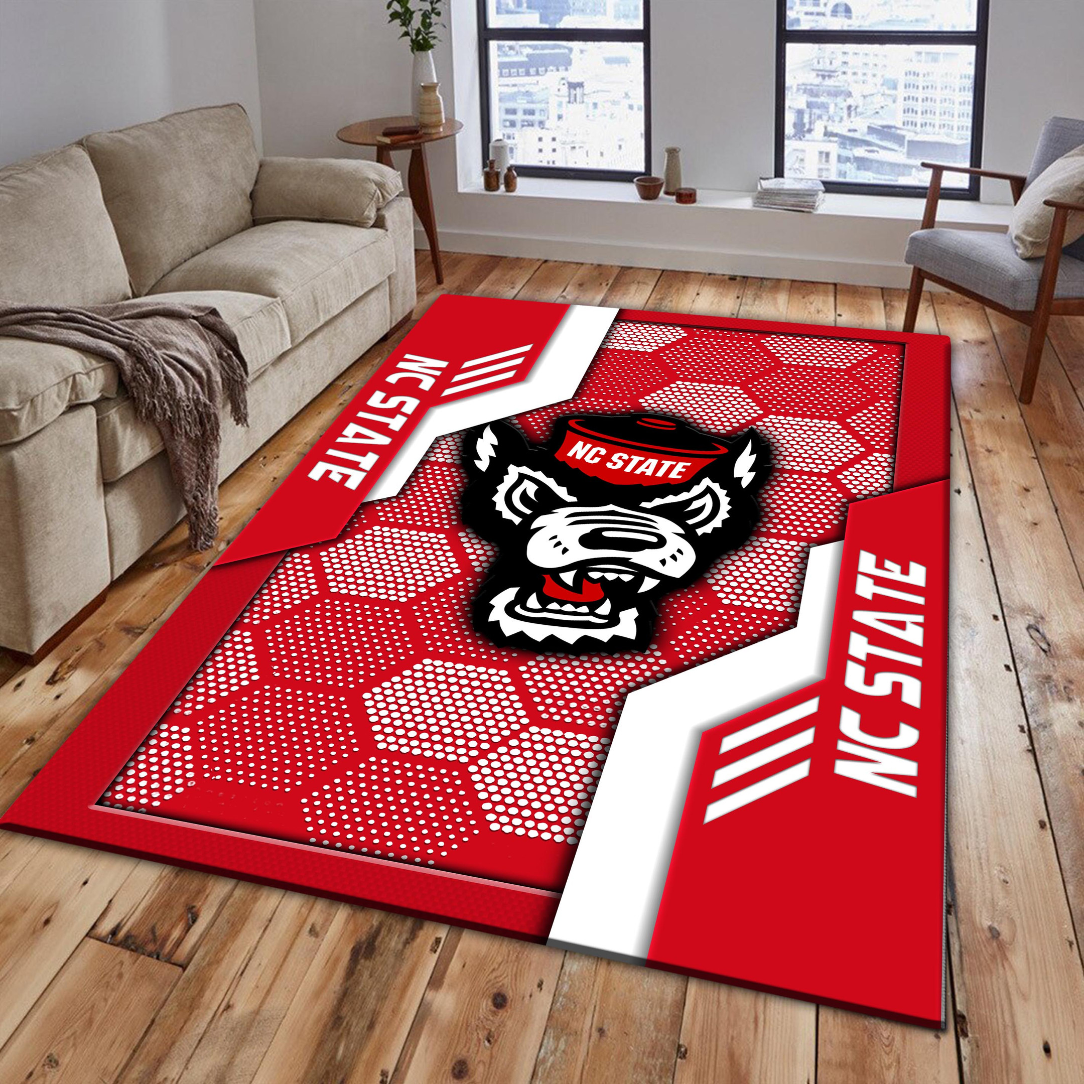 North Carolina State Wolfpack Area Rugs 3811